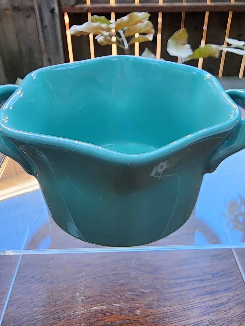 BIA Cordon Bleu Hand Glazed Scalloped Ramekins Turquoise Aqua Set of 8 - Picture 3 of 7